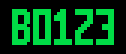 scoretext font specimen: ABC XYZ 0123