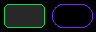 A filled rounded rectangle and a pill-shaped outline